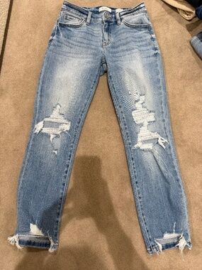Kancan mid-rise relaxed fit jeans